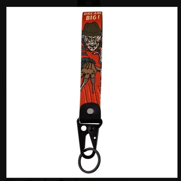 Freddy Kruger nightmare on Elm Street key bracelet wristlet hook latch - Picture 2 of 5